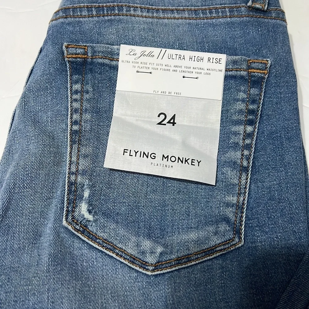 NWT Flying Monkey Ultra High Rise Jeans 👖 size 24” - Picture 2 of 9